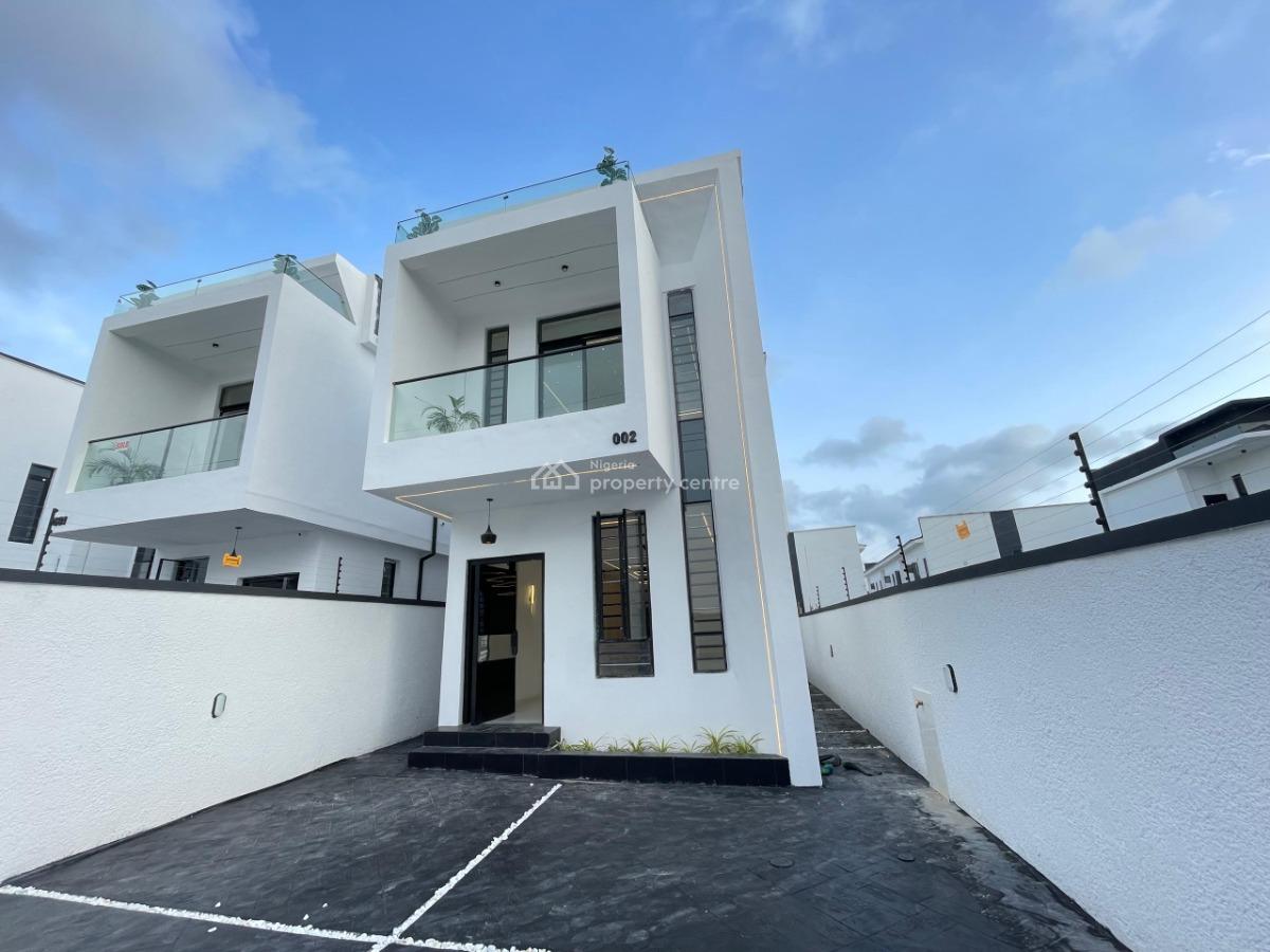 Brand New 5 Bedroom Detached  House with Swimming Pool and Bq, Moremi Boulevard Estate By Dkk, Olokonla, Ajah, Lagos, Detached Duplex for Sale