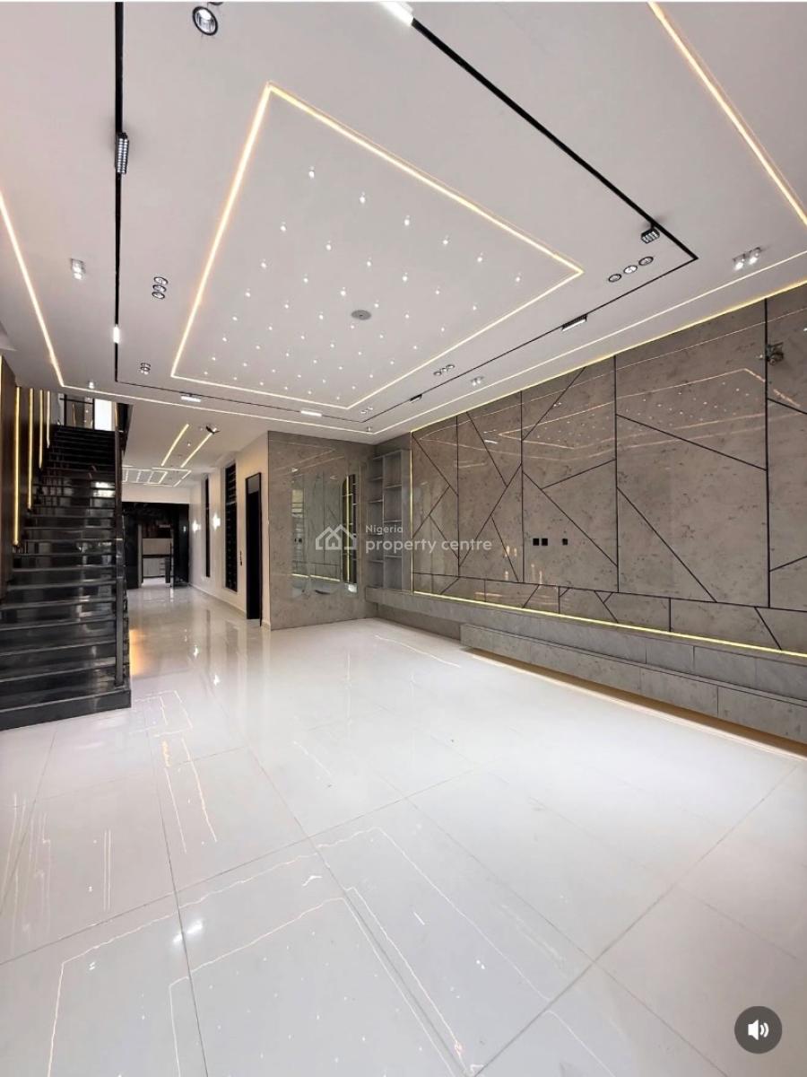 Contemporary 5 Bedroom Detached Duplex with Swimming Pool and Bq, Chevron, Lekki, Lagos, Detached Duplex for Sale