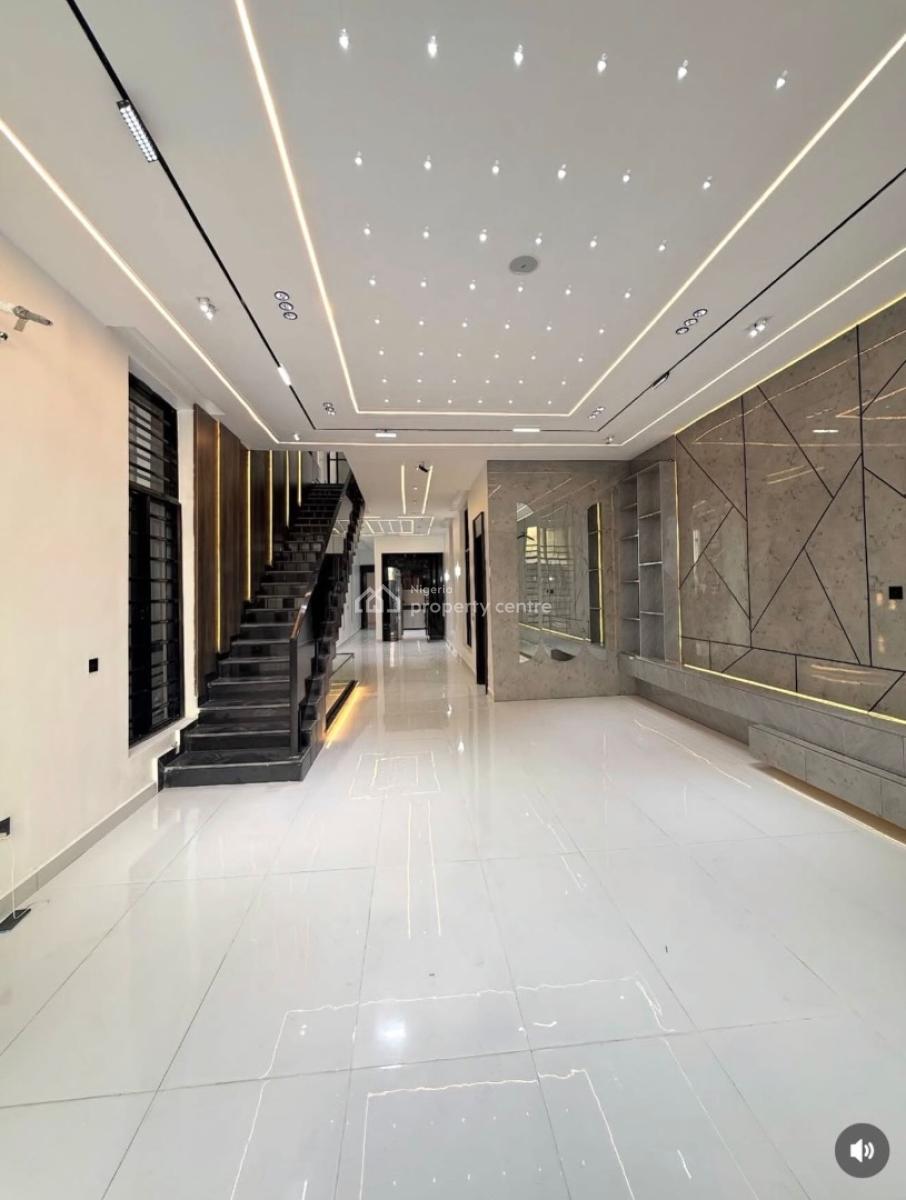 Contemporary 5 Bedroom Detached Duplex with Swimming Pool and Bq, Chevron, Lekki, Lagos, Detached Duplex for Sale