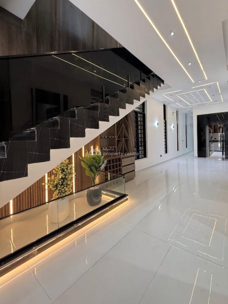 Contemporary 5 Bedroom Detached Duplex with Swimming Pool and Bq, Chevron, Lekki, Lagos, Detached Duplex for Sale