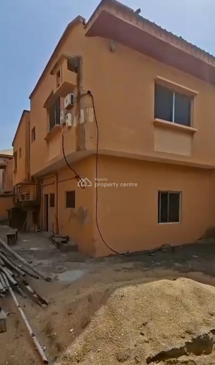 Solid Block of 5flats with 2shops in a Secured Environment with Close, Off Grandmate, Ago Palace   *title* :cofo, Isolo, Lagos, Block of Flats for Sale