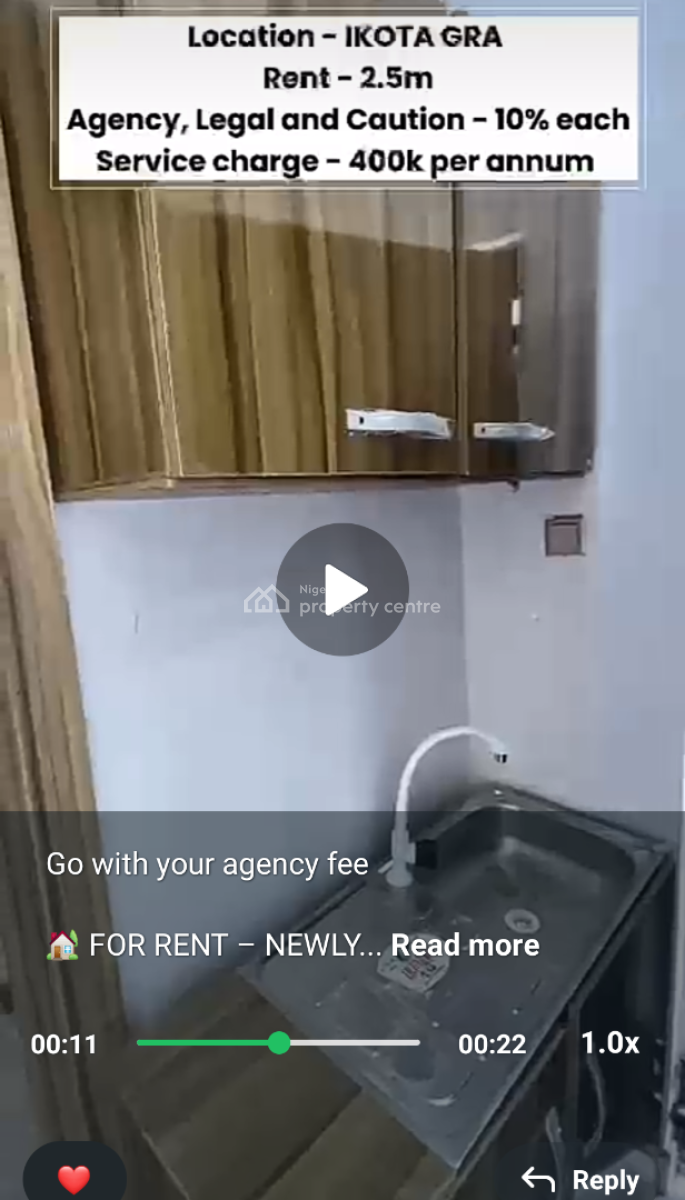 Newly Built a Room Studio Apartments in a Serene and Secure Estate, Ikota, Lekki, Lagos, Self Contain (single Rooms) for Rent