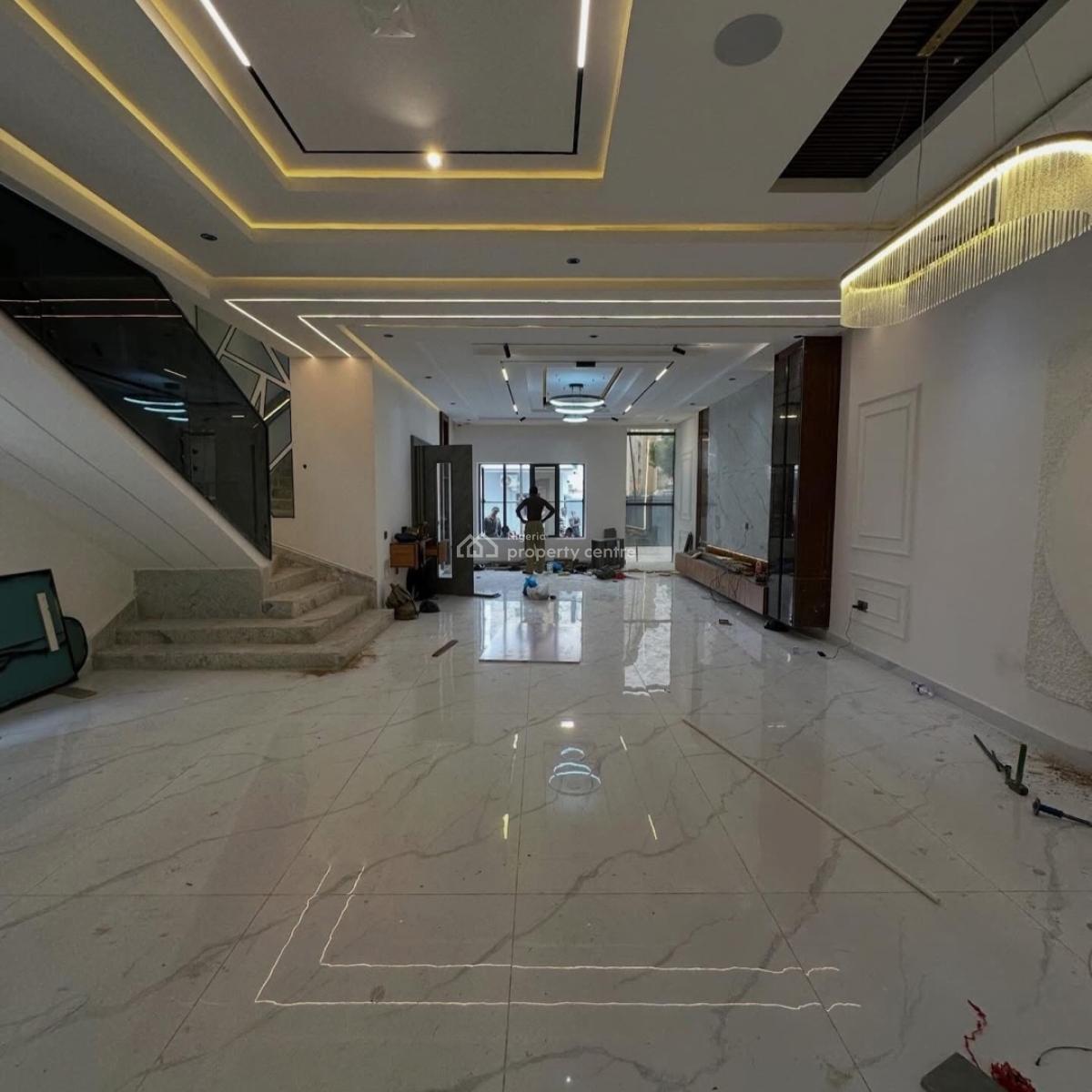 4 Bedrooms Smart Home , Bq, Elevator, Serene and Well Secured Neighborhood, Utako, Abuja, Terraced Duplex for Sale