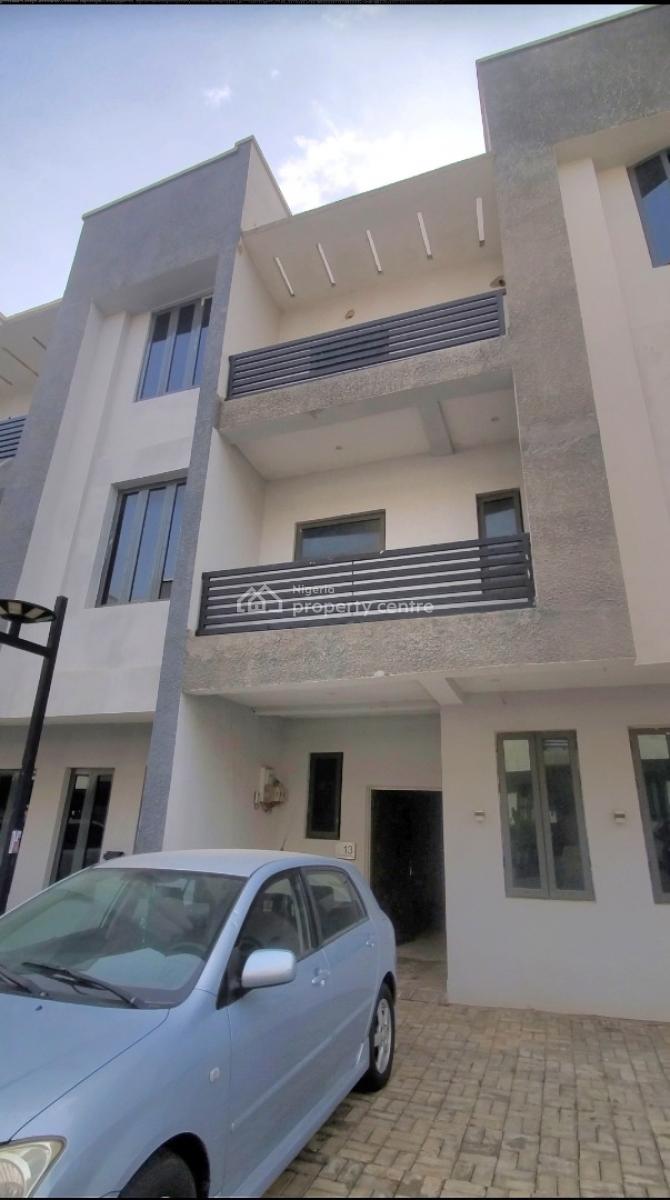 Tastefully Finished & New 4-bedroom Terrace Duplex, Guzape District, Abuja, Terraced Duplex for Rent