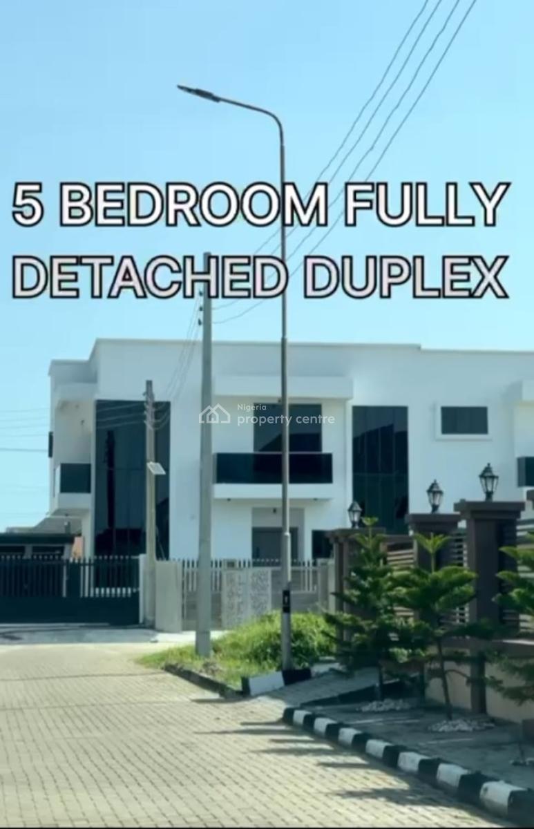 Massive 5 Bedrooms Detached Duplex with Swimming Pool and Bq, Fountain Springville Estate, Sangotedo, Ajah, Lagos, Detached Duplex for Sale