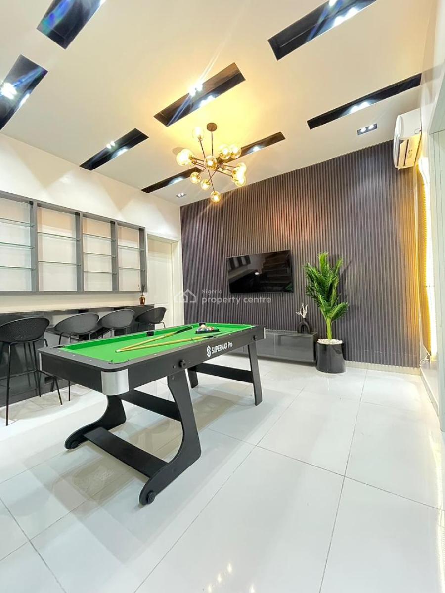 Luxurious and Automated 4bedroom Apartment with Housekeeping, Ps5,pool,en-suite Rooms and Snooker, Ikate, Lekki, Lagos, Flat / Apartment Short Let