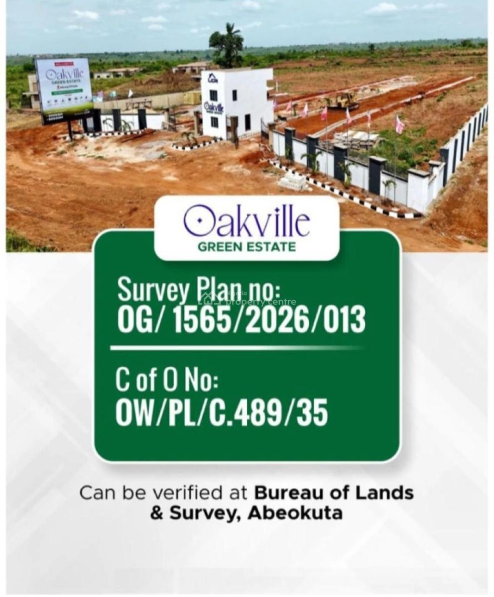 Land with Cof O, Shagamu Interchange, Mowe Ofada, Ogun, Land for Sale