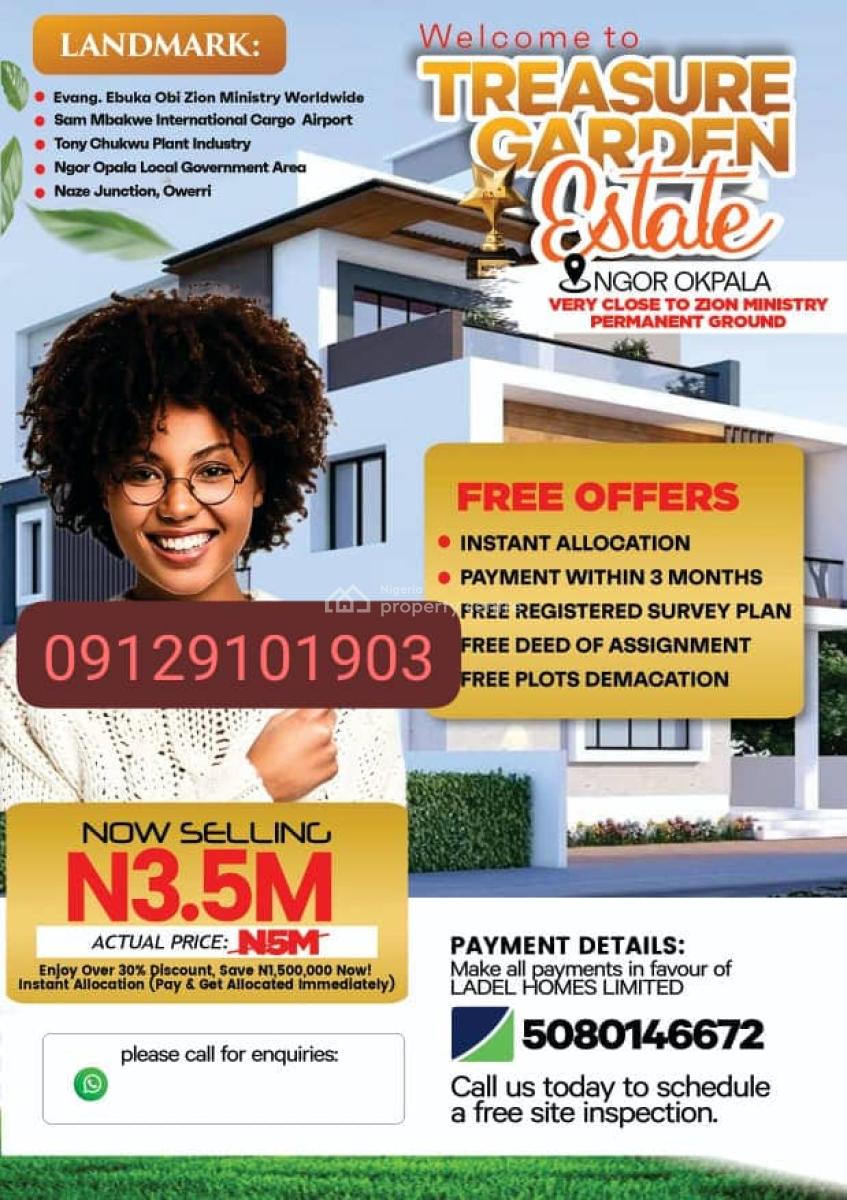 Plots of Buy and Build Lands, Obike, Ngor Okpala, Imo, Mixed-use Land for Sale