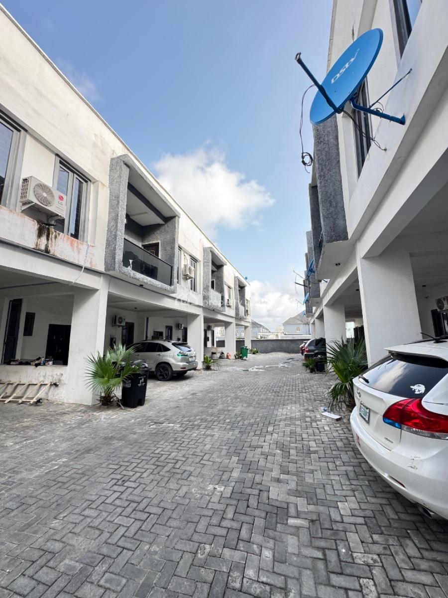 Sharp Brand New 24 Hours Light 4 Bedroom Duplex Terrace Fully Service, Orchid Road Lekki Before Rouad About, Lekki, Lagos, Terraced Duplex for Sale