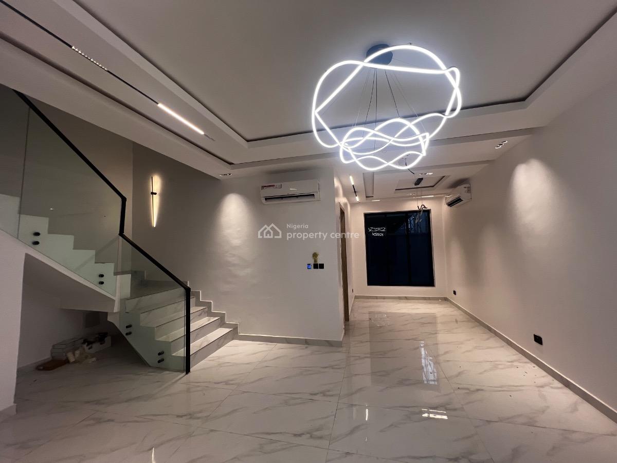 Newly Built 4bedroom Terrace House with a Room Bq, Lekki Phase 1, Lekki, Lagos, Terraced Duplex for Rent