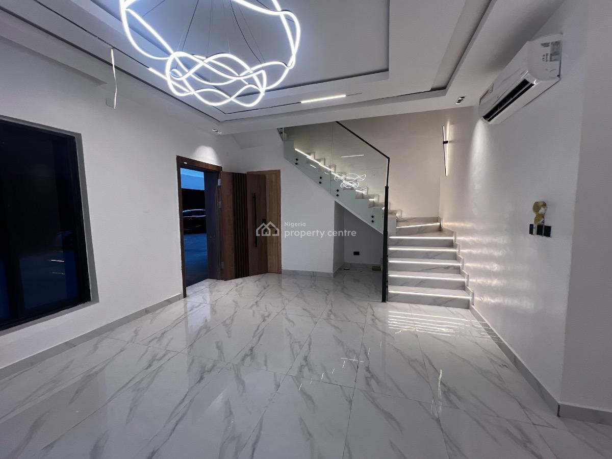 Newly Built 4bedroom Terrace House with a Room Bq, Lekki Phase 1, Lekki, Lagos, Terraced Duplex for Rent