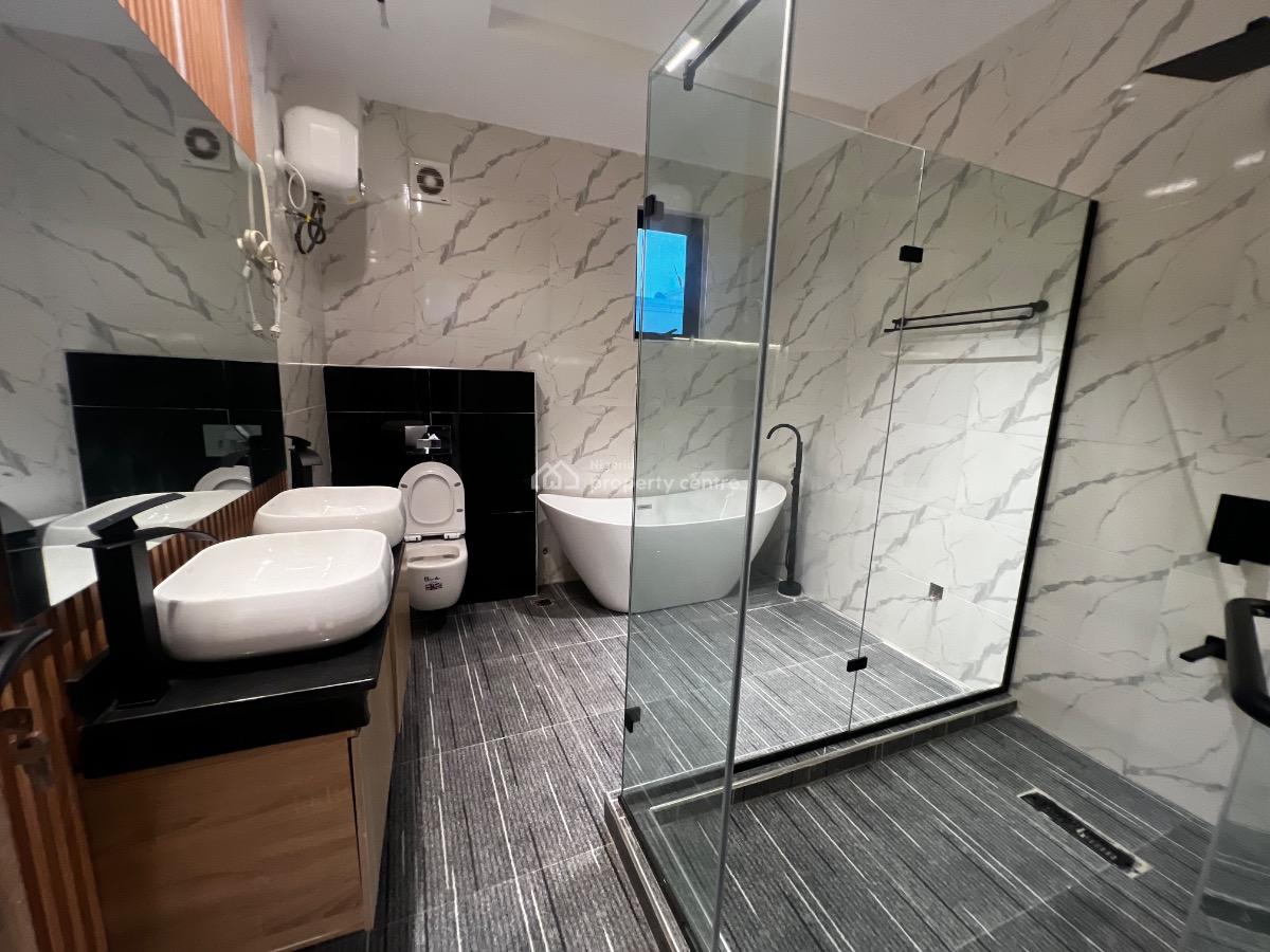 Newly Built 4bedroom Terrace House with a Room Bq, Lekki Phase 1, Lekki, Lagos, Terraced Duplex for Rent