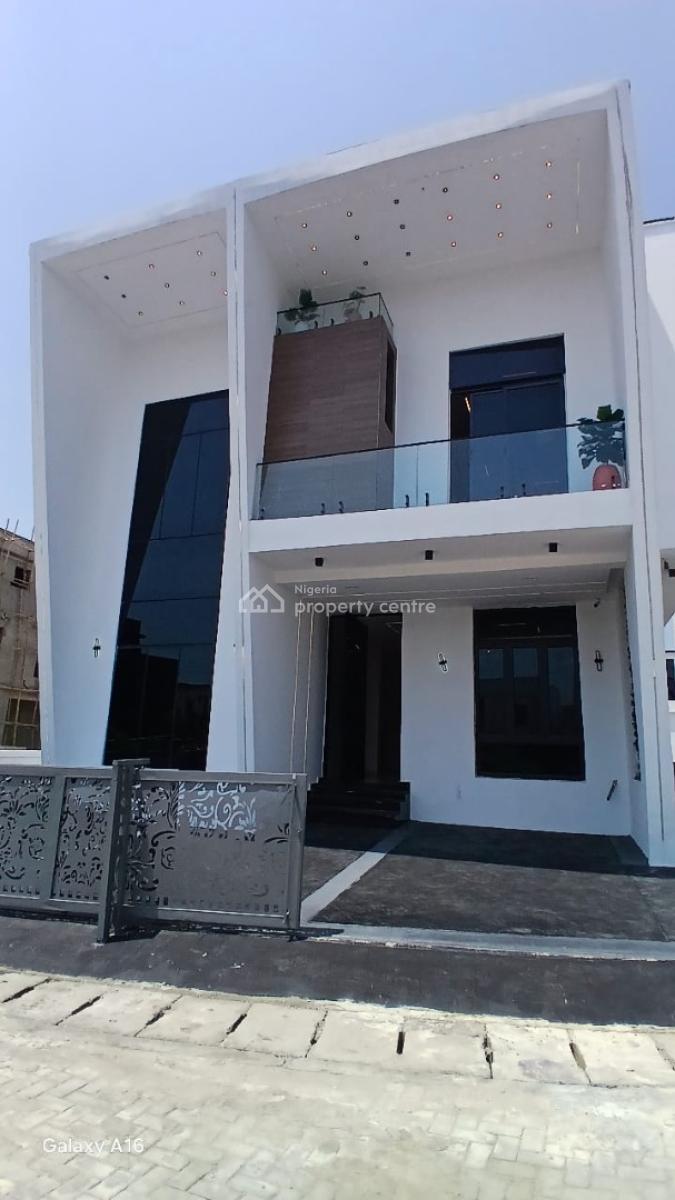Smart 5 Bedroom Luxury Duplex with Bq, Conservation Centre Axis, Chevron, Lekki, Lagos, Detached Duplex for Sale