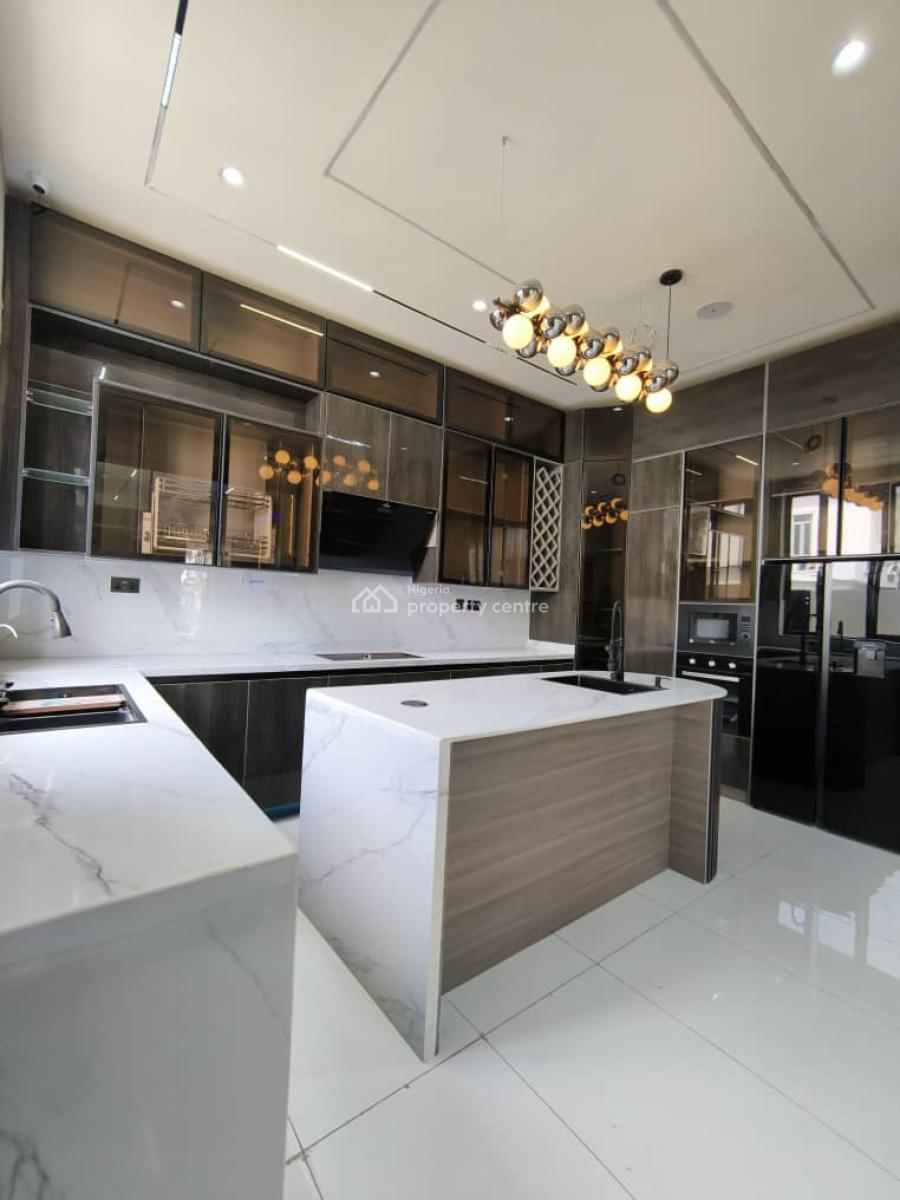 Luxurious 5 Bedroom Fully Detached Plus Bq and Swimming Pool., Chevron, Lekki, Lagos, Detached Duplex for Sale