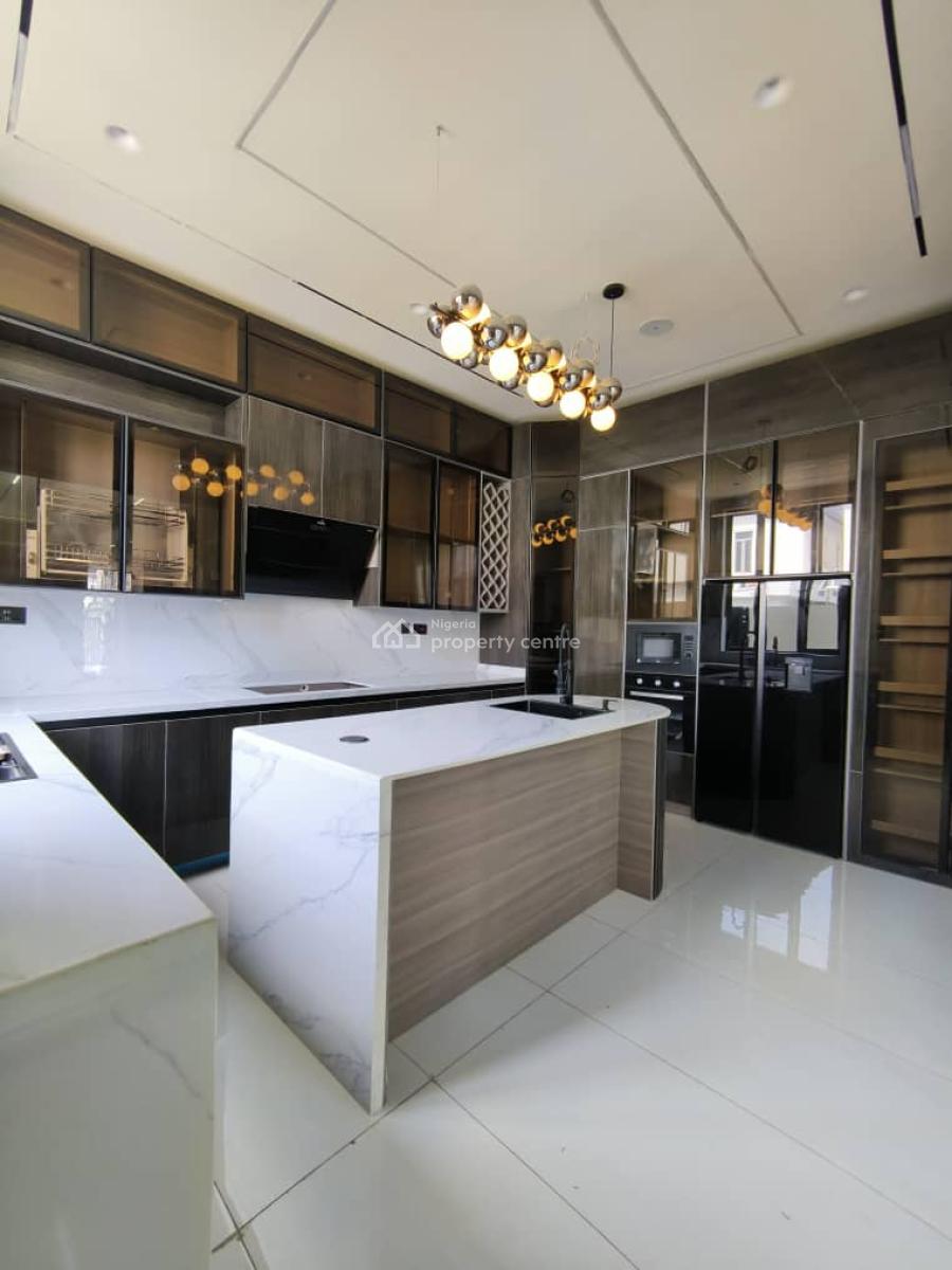 Luxurious 5 Bedroom Fully Detached Plus Bq and Swimming Pool., Chevron, Lekki, Lagos, Detached Duplex for Sale
