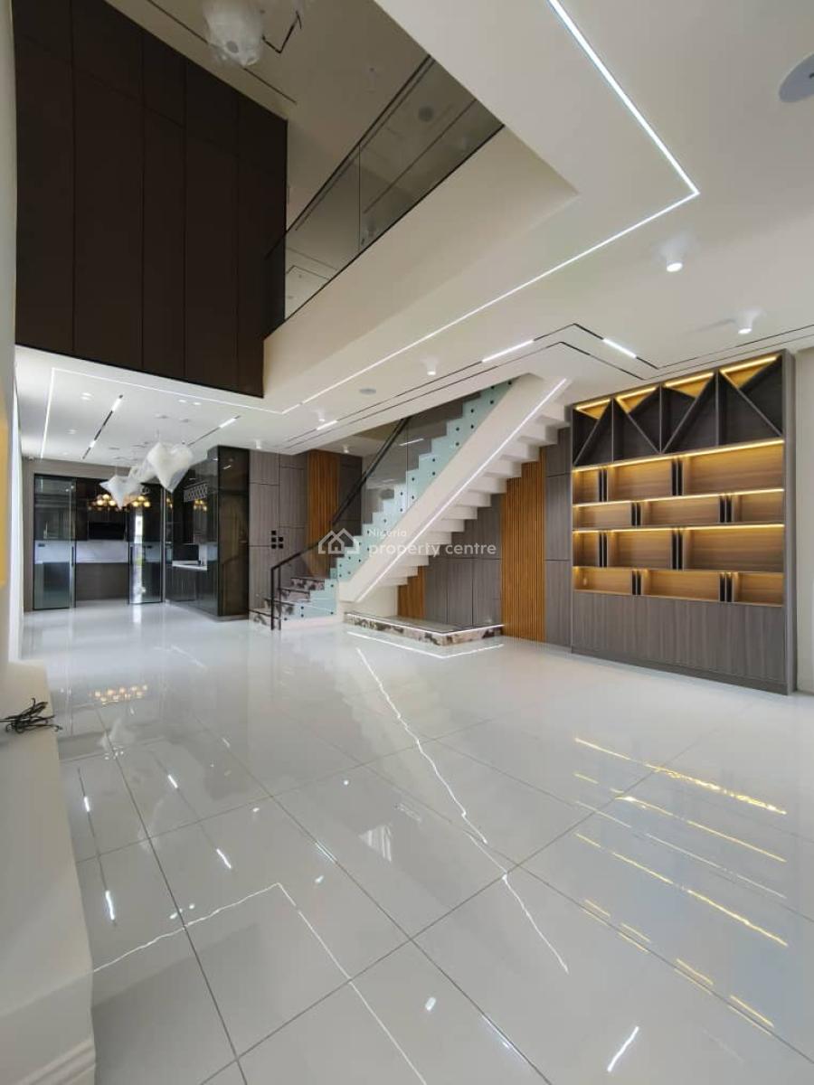 Luxurious 5 Bedroom Fully Detached Plus Bq and Swimming Pool., Chevron, Lekki, Lagos, Detached Duplex for Sale