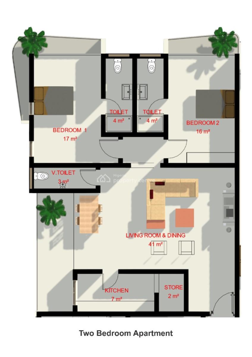 2 Bedroom Apartment, Lekki Phase 1, Lekki, Lagos, Flat / Apartment for Sale