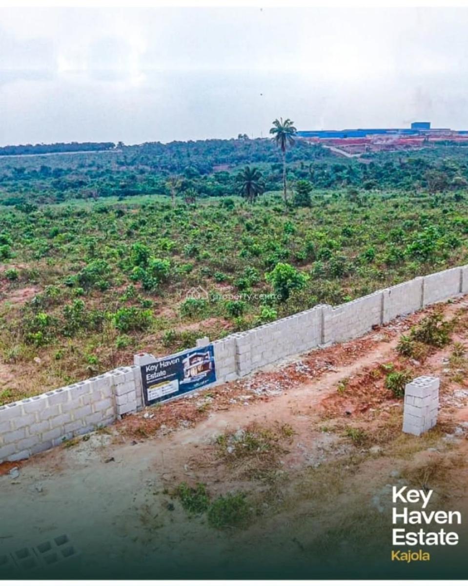 Exquisite Land with Perimeter Fencing and Registered Survey, Key Haven Estate Kajola, Sagamu Interchange, Sagamu, Ogun, Residential Land for Sale