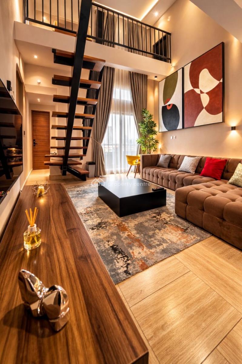 Luxury Stylish Loft Studio Apartment with Juliet Balcony and City View, Yaba, Lagos, Flat / Apartment Short Let