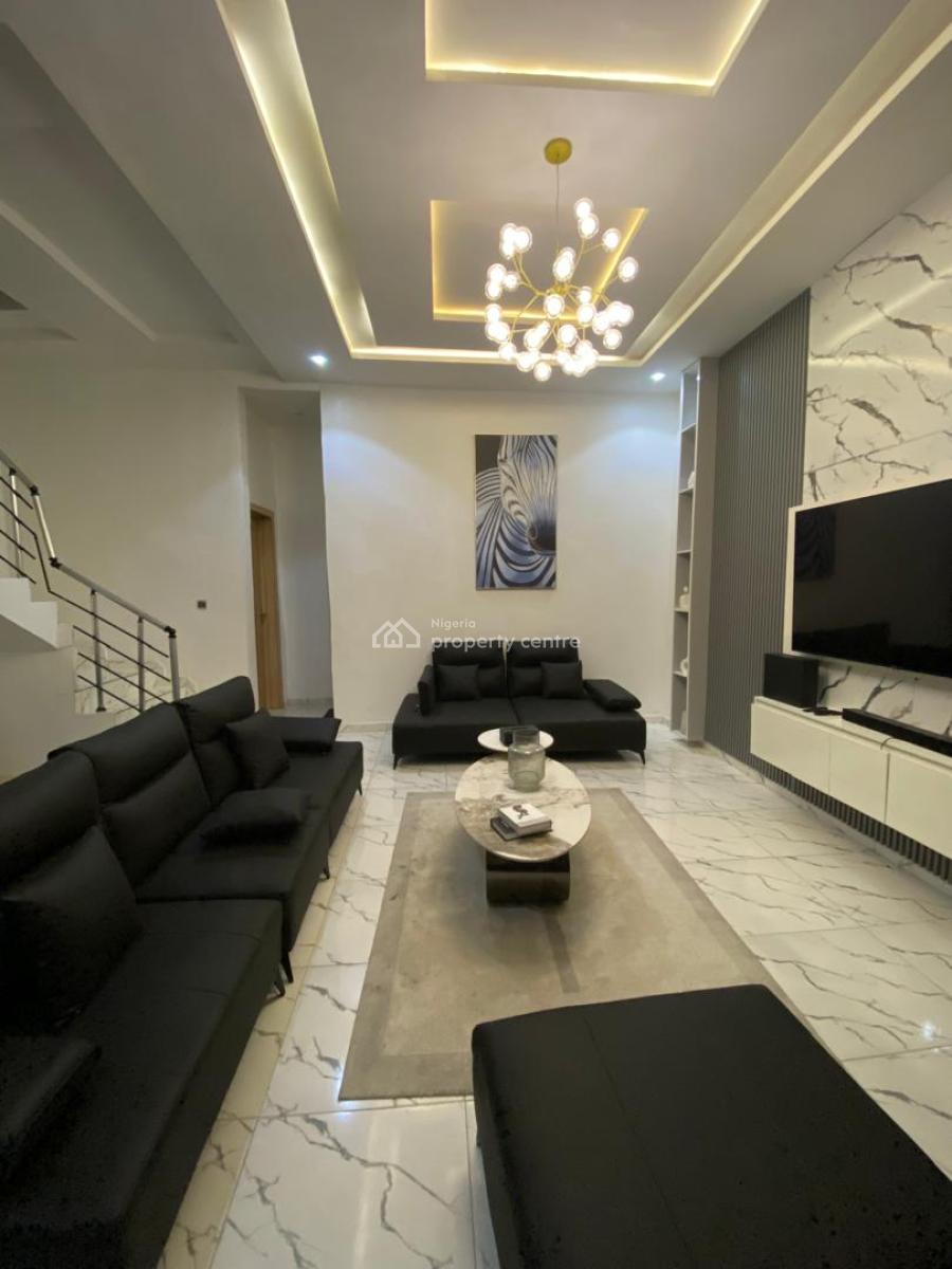 Exquisite Furnished 4 Bedroom Terrace Duplex in a Secure Estate., Ikota Gra, Lekki, Lagos, Terraced Duplex for Rent