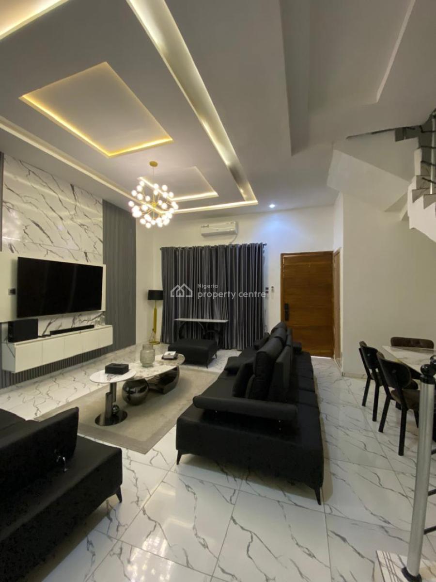 Exquisite Furnished 4 Bedroom Terrace Duplex in a Secure Estate., Ikota Gra, Lekki, Lagos, Terraced Duplex for Rent