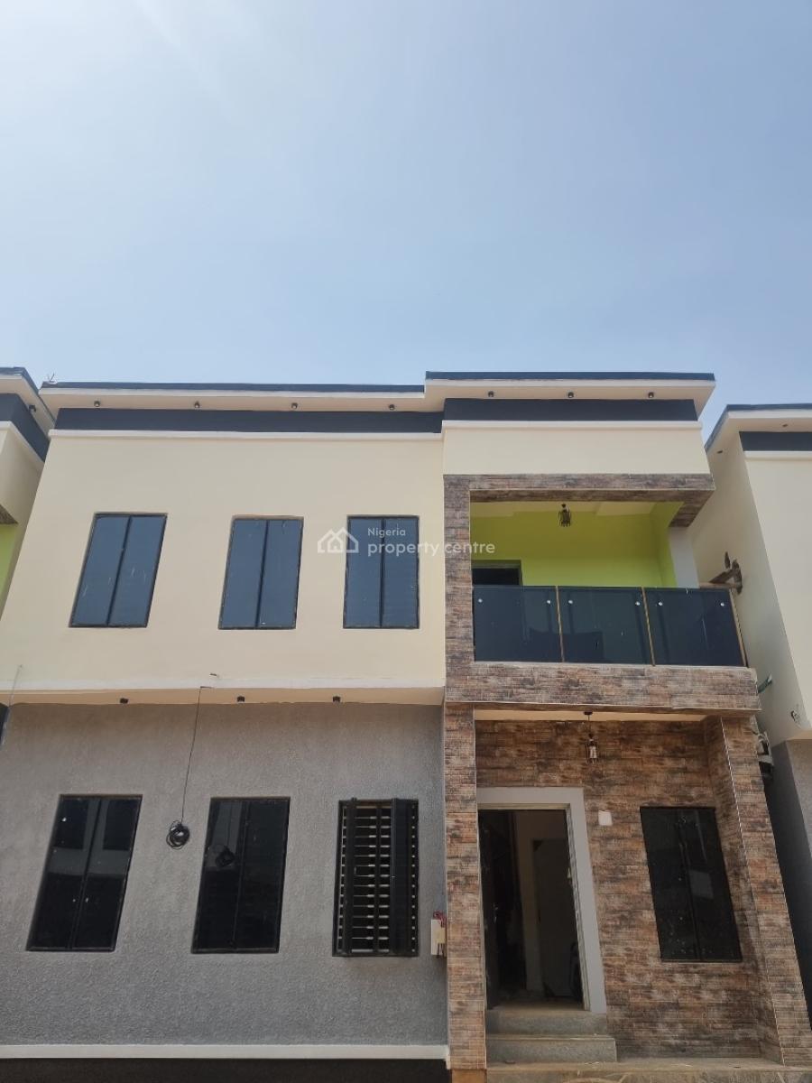 Luxury Spacious Brand New 4 Bedroom Duplex, Behind Dunamis, Lugbe District, Abuja, Terraced Duplex for Sale