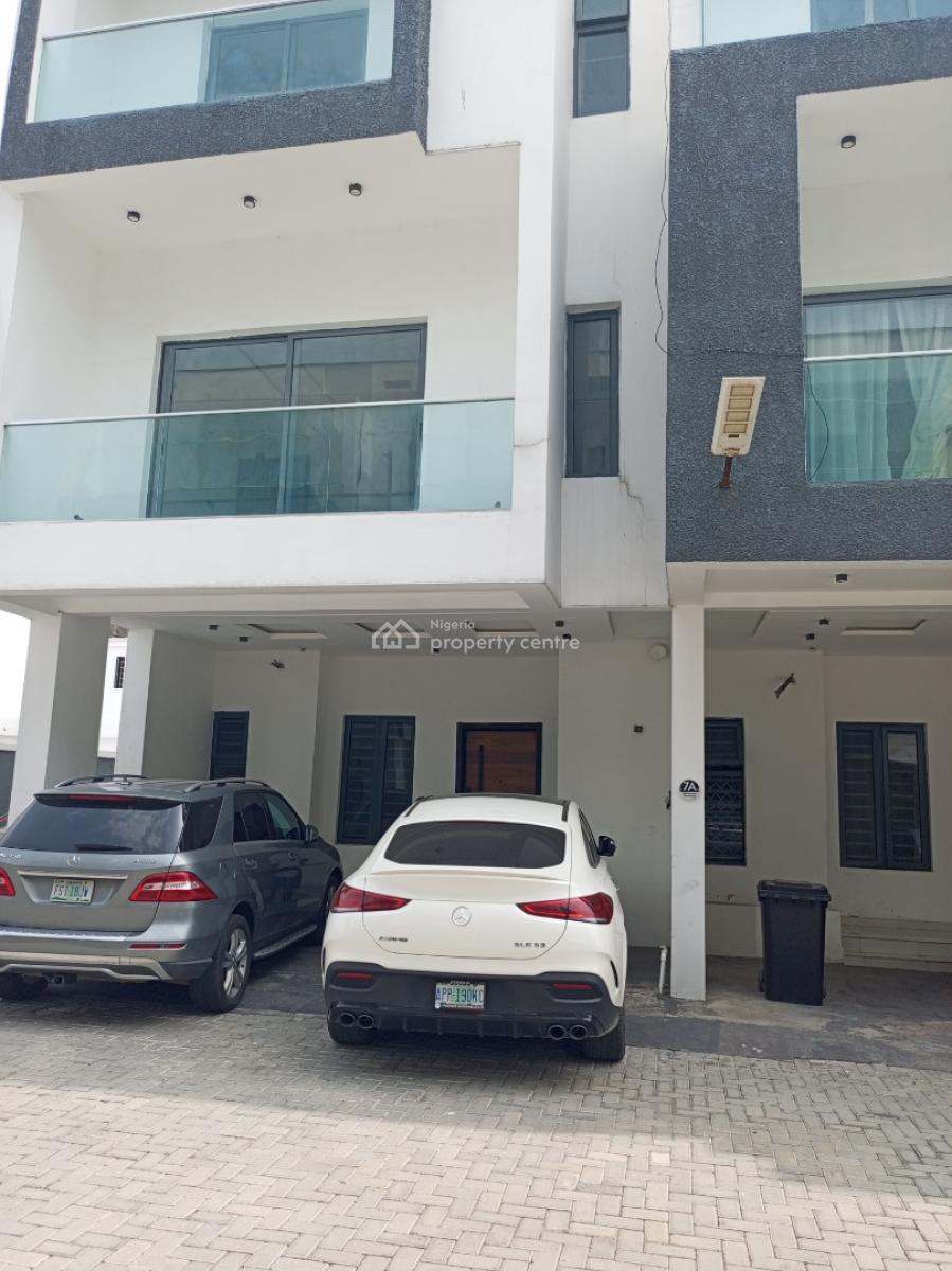 Luxury 4bedroom Terrace with Bq Serviced Large Parlour, Orchid Road Before Roundabout, Lekki Expressway, Lekki, Lagos, Terraced Duplex for Rent