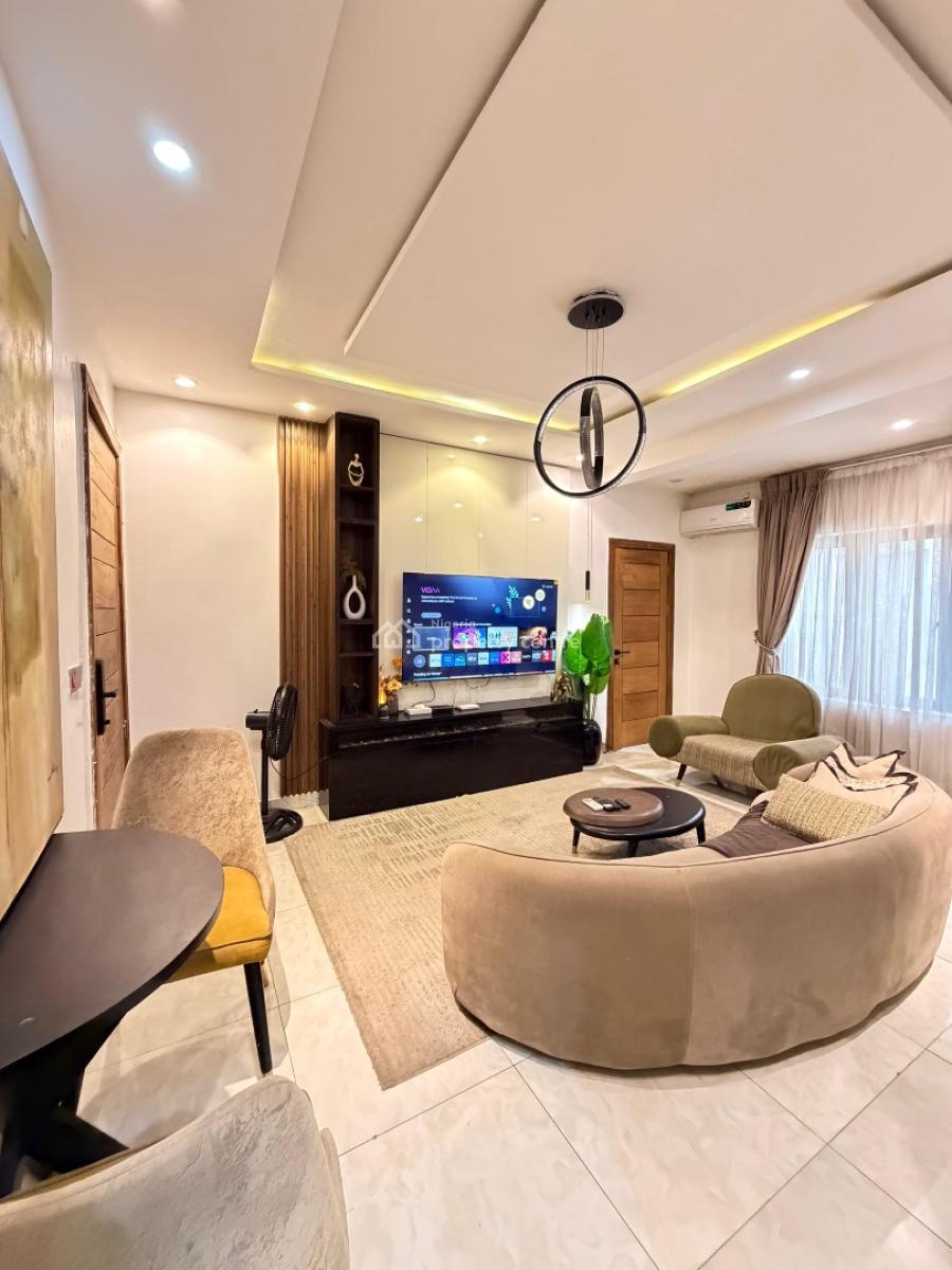 Luxury 1 Bedroom Apartment with Pool and Balconies, Ikate, Lekki, Lagos, Mini Flat (room and Parlour) Short Let