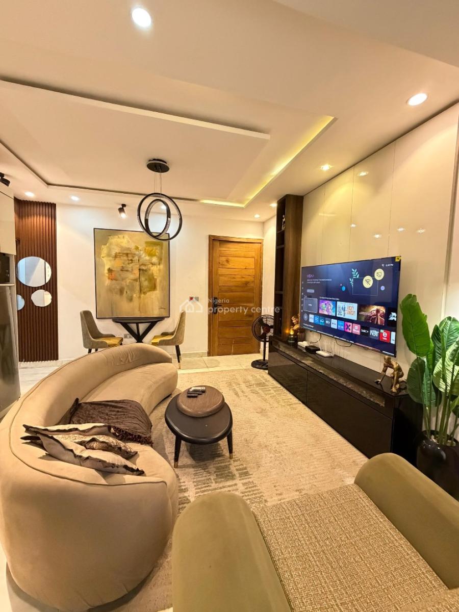 Luxury 1 Bedroom Apartment with Pool and Balconies, Ikate, Lekki, Lagos, Mini Flat (room and Parlour) Short Let