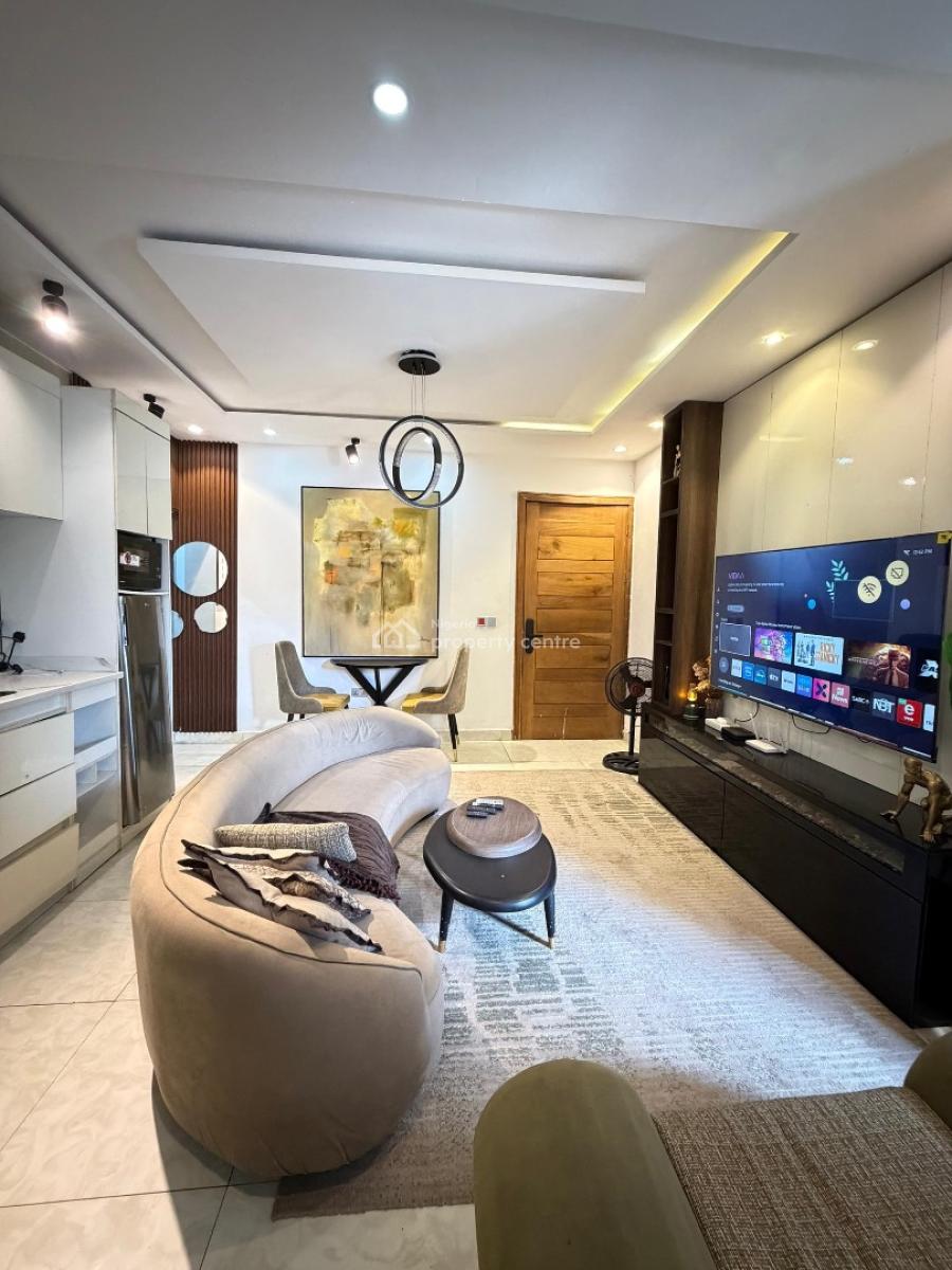 Luxury 1 Bedroom Apartment with Pool and Balconies, Ikate, Lekki, Lagos, Mini Flat (room and Parlour) Short Let