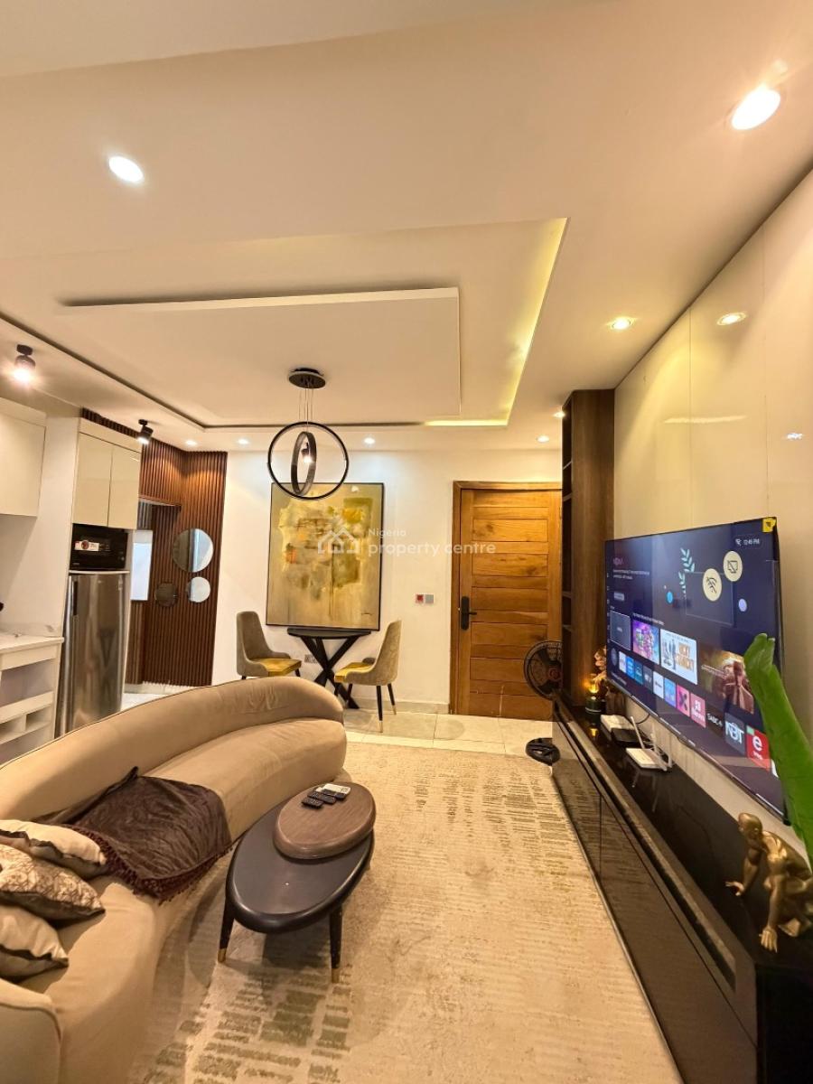 Luxury 1 Bedroom Apartment with Pool and Balconies, Ikate, Lekki, Lagos, Mini Flat (room and Parlour) Short Let