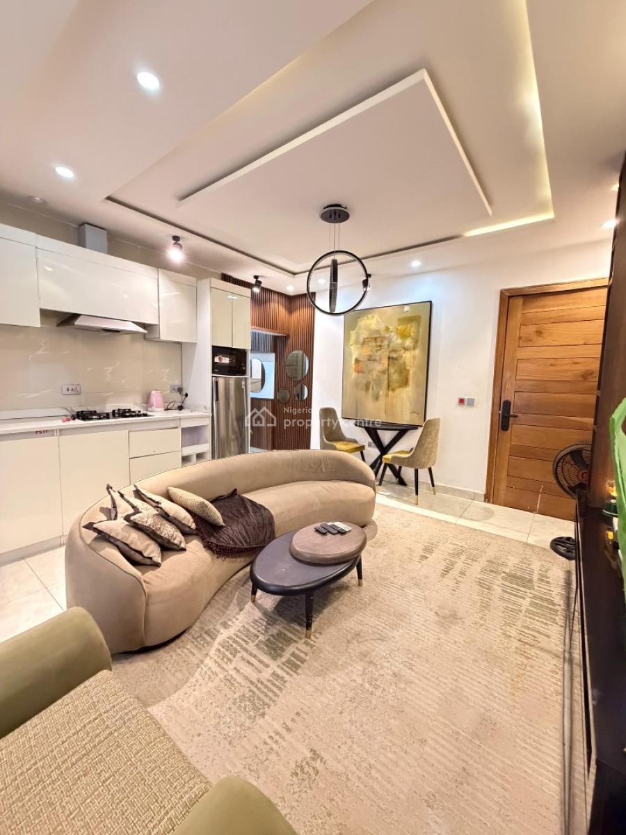 Luxury 1 Bedroom Apartment with Pool and Balconies, Ikate, Lekki, Lagos, Mini Flat (room and Parlour) Short Let