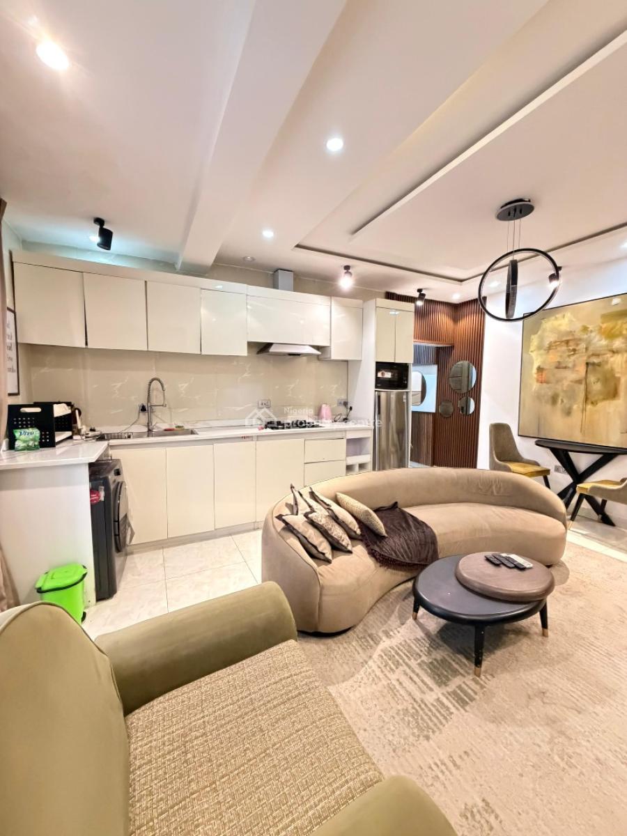 Luxury 1 Bedroom Apartment with Pool and Balconies, Ikate, Lekki, Lagos, Mini Flat (room and Parlour) Short Let