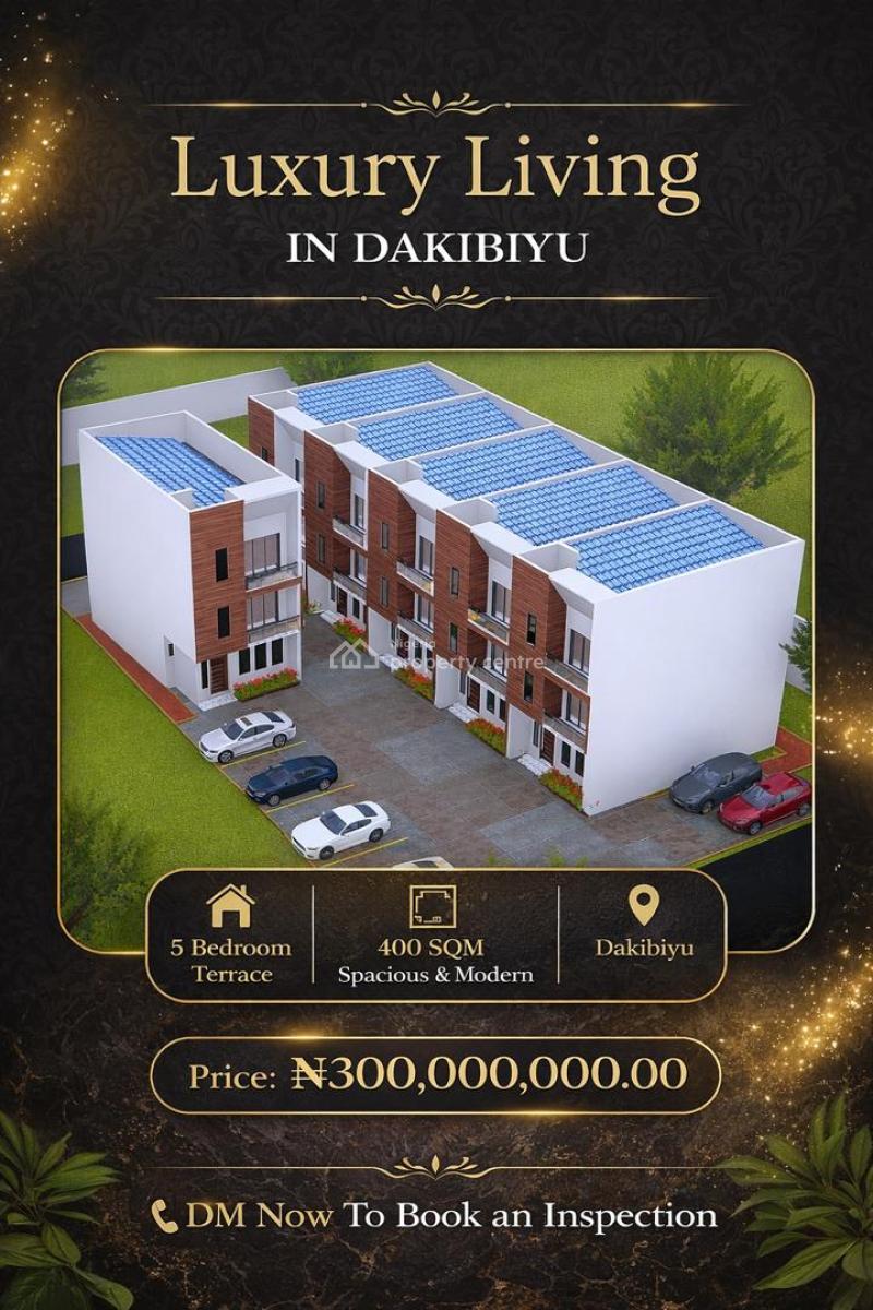 Offplan 4 Bedroom Terrace Duplex, Karmsomarvy Estate, Wuye, Abuja, Terraced Duplex for Sale
