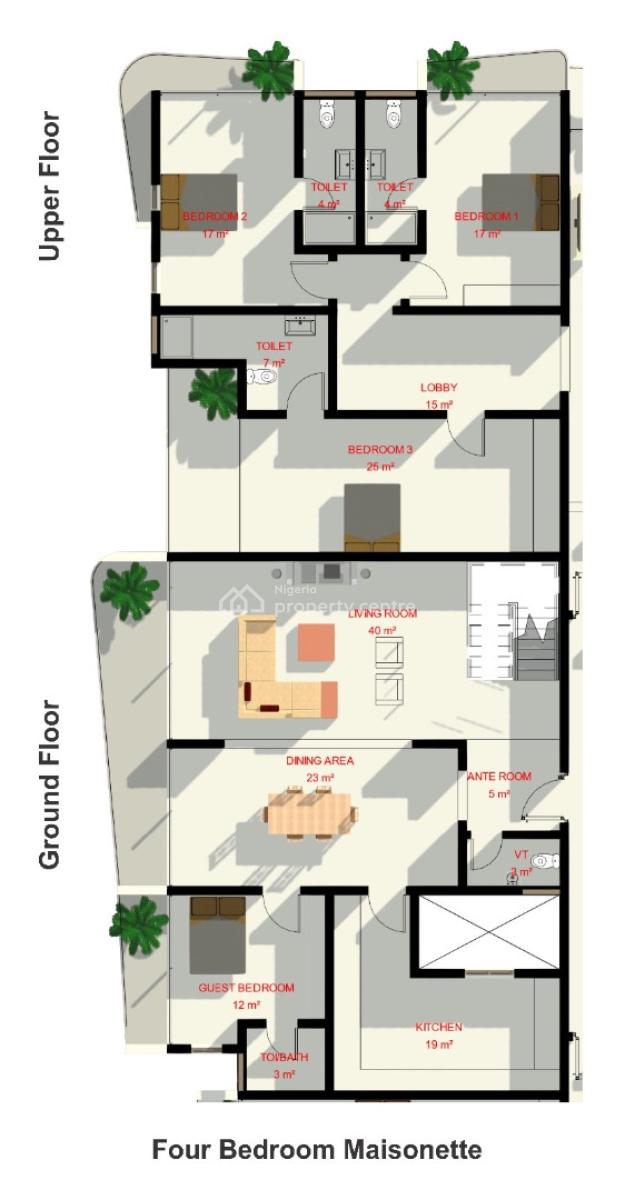 Offplan 3 Bedroom, Lekki, Lagos, Flat / Apartment for Sale