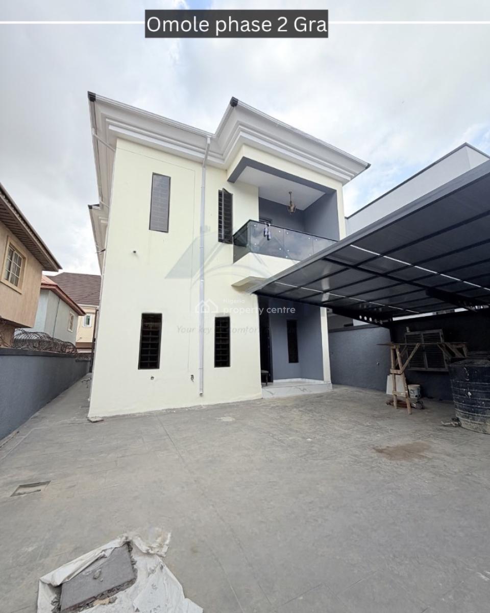Newly Built 5 Bedroom Fully Detached Duplex with a Room Bq, Omole Phase 2, Ikeja, Lagos, Detached Duplex for Sale