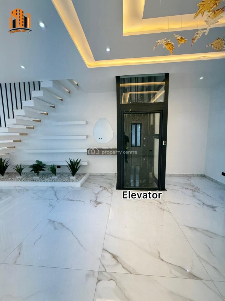 Luxury 5 Bedroom Home with Elevator, Cowrie Creek, Ikate, Lekki, Lagos, Semi-detached Duplex for Sale