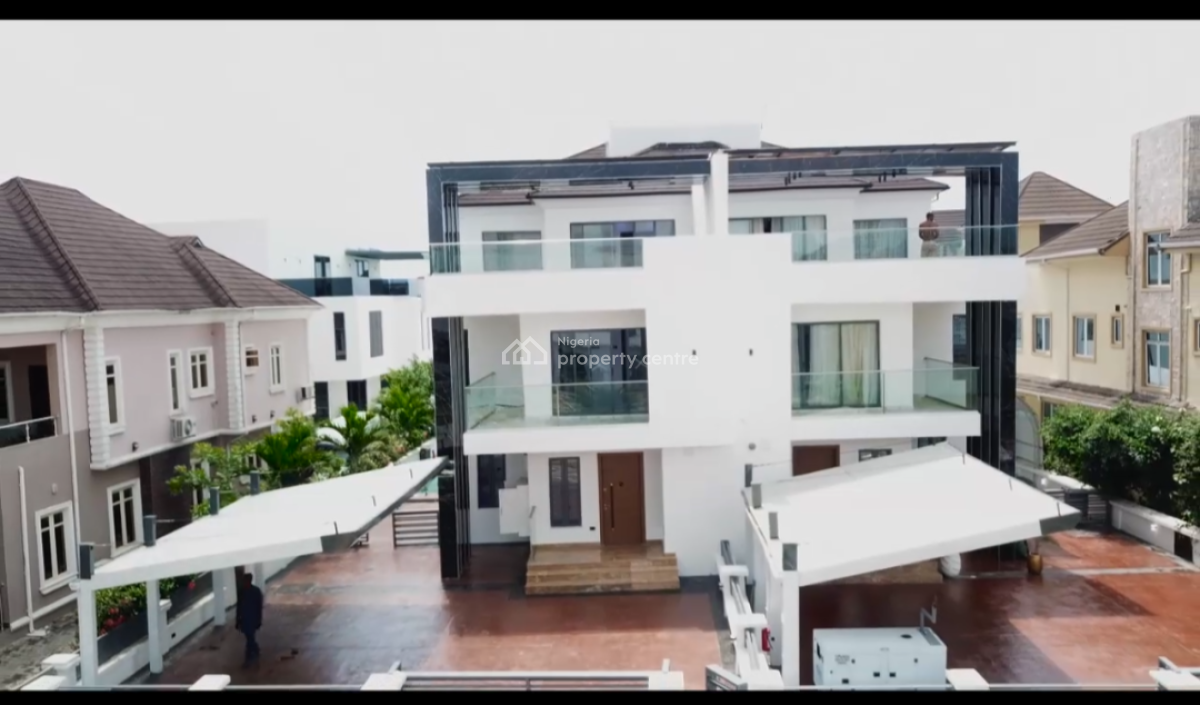 6 Bedroom Duplex with Rooftop Terrace and  Pool in a Luxury Estate, Lakeview Park 1, Opp Vgc, Ikota, Lekki, Lagos, Semi-detached Duplex for Rent