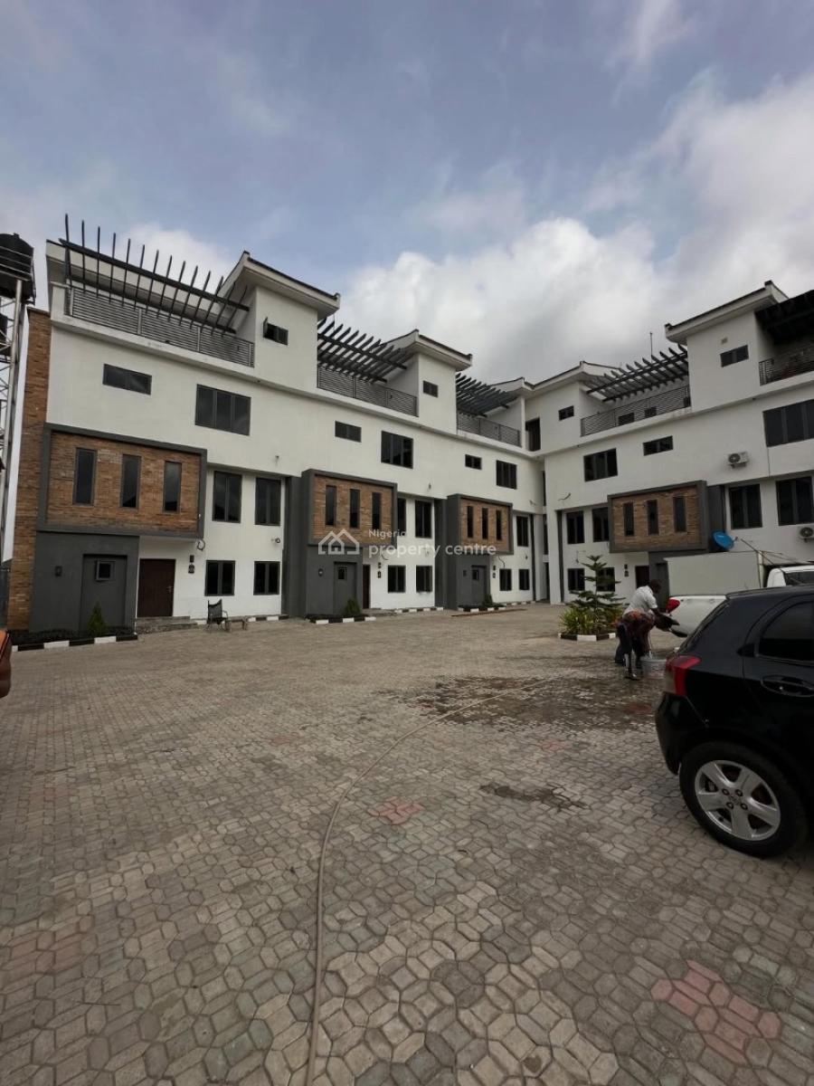 New 5 Bedroom Terrace Duplex + Boys Quarters & Open Terrace, Jabi, Abuja, Terraced Duplex for Sale