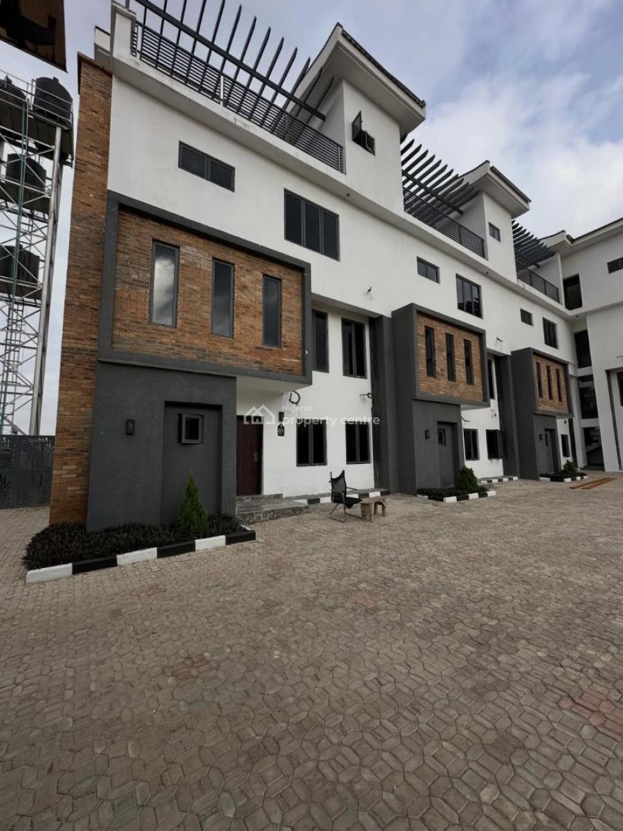 New 5 Bedroom Terrace Duplex + Boys Quarters & Open Terrace, Jabi, Abuja, Terraced Duplex for Sale