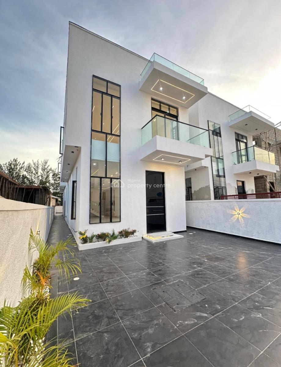 Spacious 5 Bedroom Fully Detached Duplex with Bq and Swimming Pool, Ikota, Lekki, Lagos, Detached Duplex for Sale