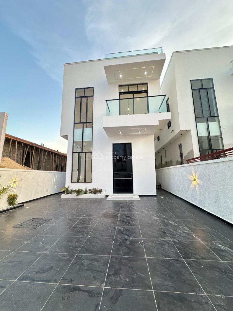 Spacious 5 Bedroom Fully Detached Duplex with Bq and Swimming Pool, Ikota, Lekki, Lagos, Detached Duplex for Sale