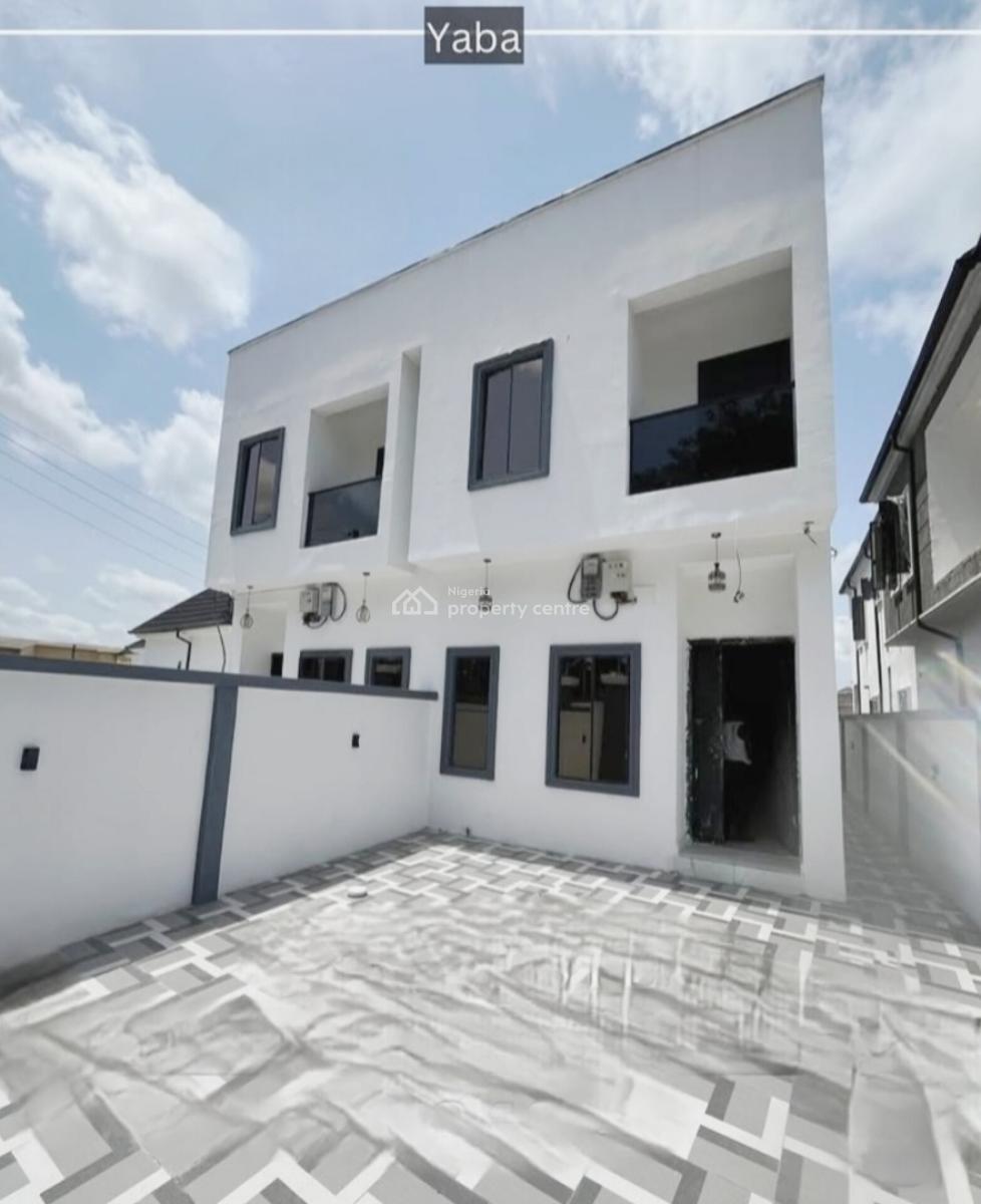 4 Bedroom Semi Detached Duplex with a Bq, Yaba, Yaba, Lagos, Semi-detached Duplex for Sale