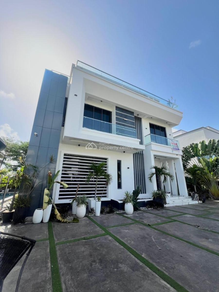 Spacious and Luxury 5-bedroom Fully Detached House with 2-room Bq, Osapa, Lekki, Lagos, Detached Duplex for Sale