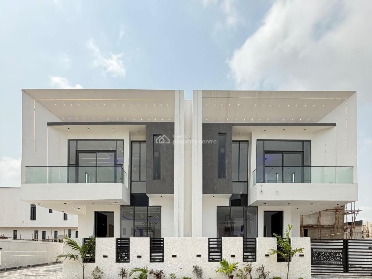 Contemporary 4 Bedroom Detached Duplex with Swimming Pool and Bq, Ajah, Lagos, Detached Duplex for Sale