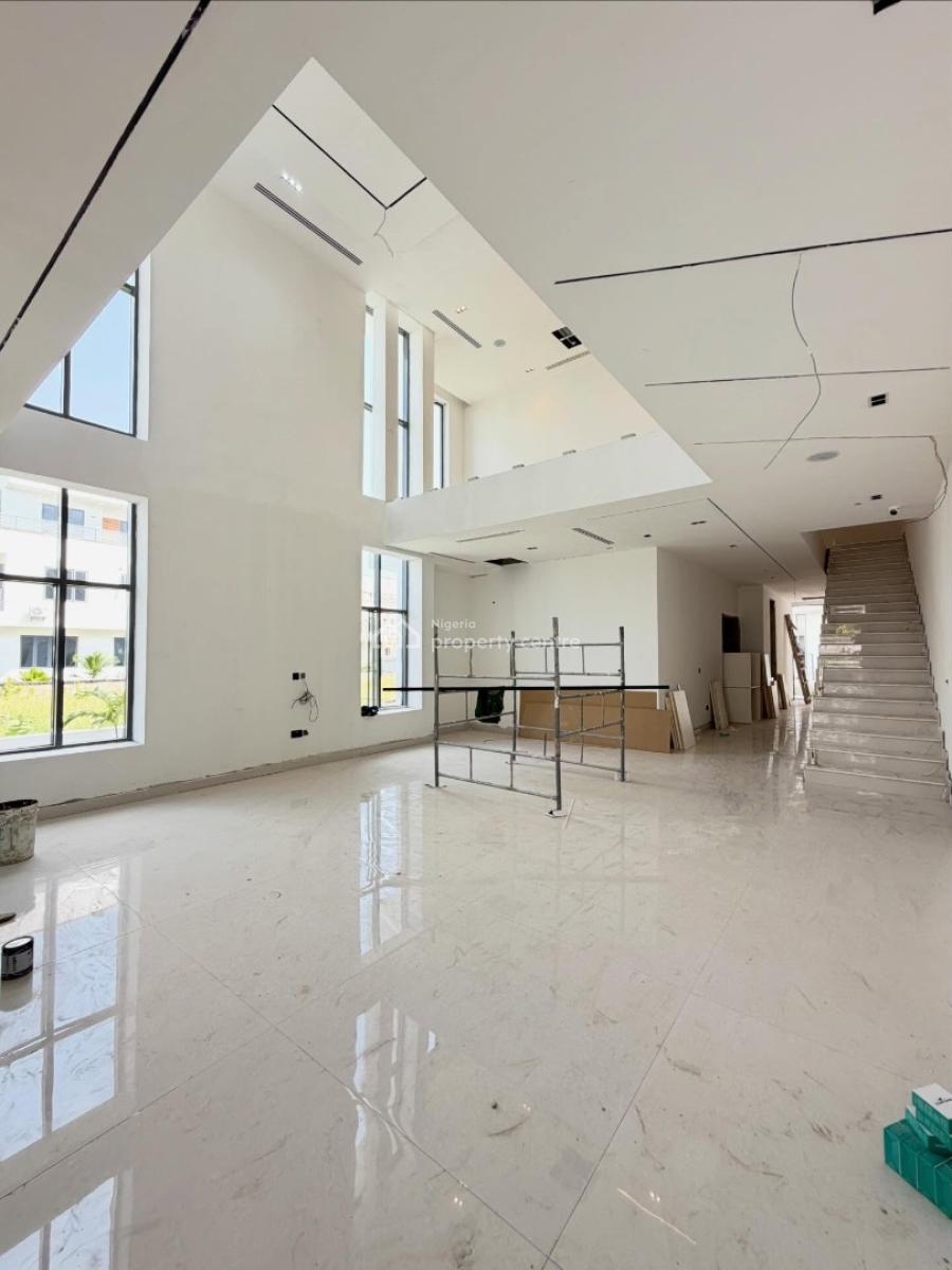 Contemporary 5 Bedroom Detached Duplex with Swimming Pool and Bq, Cowrie Creek Estate, Lekki, Lagos, Detached Duplex for Sale