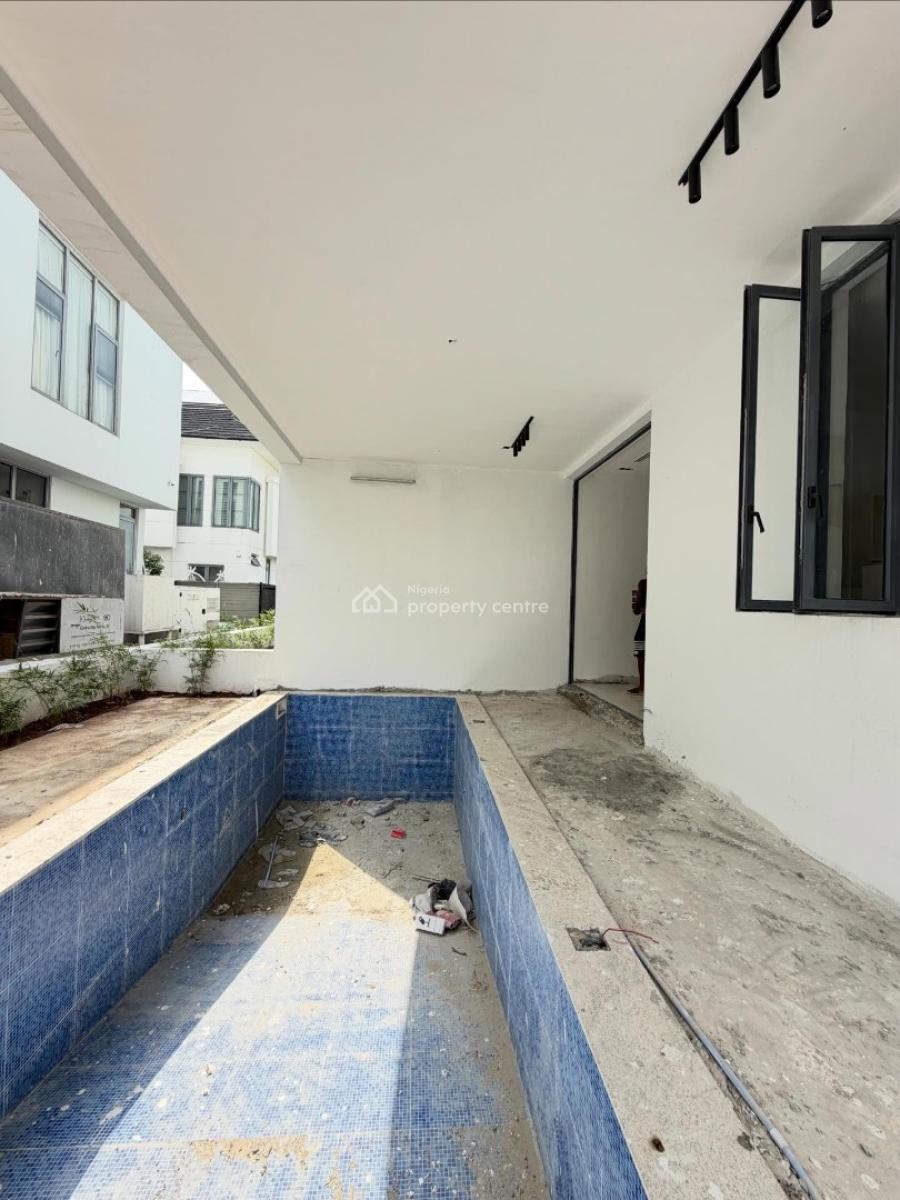Contemporary 5 Bedroom Detached Duplex with Swimming Pool and Bq, Cowrie Creek Estate, Lekki, Lagos, Detached Duplex for Sale