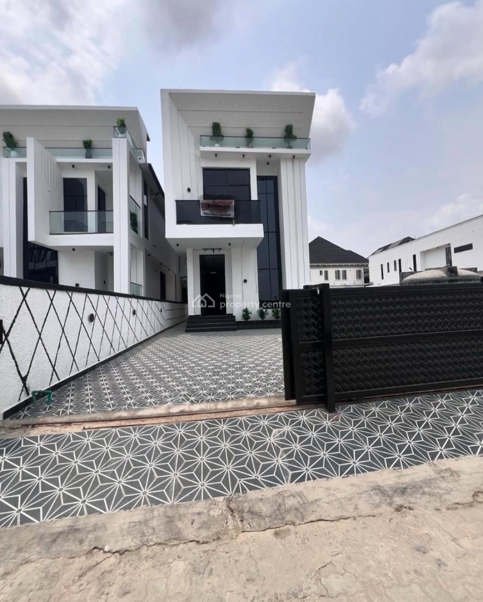 5 Bedroom Fully Detached Duplex + Bq, Chevron, Lekki, Lagos, Detached Duplex for Sale