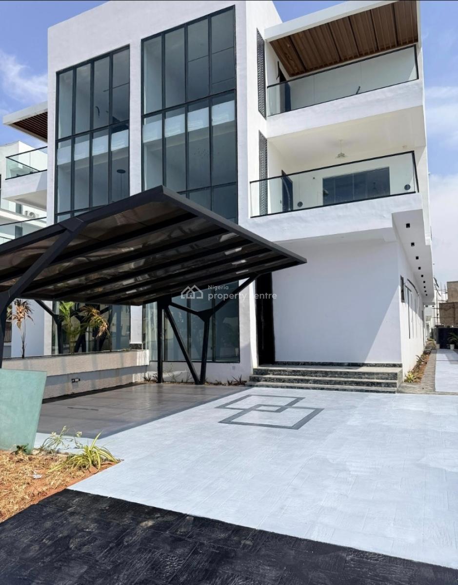 Fully Service 5 Bedroom Semi Detached Duplex with Pool & Elevator, Cowrie Creek Estate, Ikate, Lekki, Lagos, Semi-detached Duplex for Sale