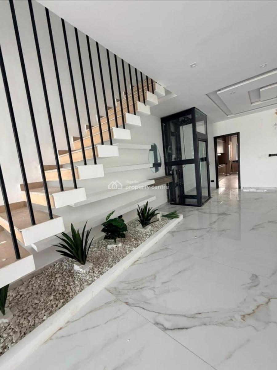 Fully Service 5 Bedroom Semi Detached Duplex with Pool & Elevator, Cowrie Creek Estate, Ikate, Lekki, Lagos, Semi-detached Duplex for Sale